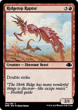 Ridgetop Raptor - Dominaria Remastered - C - 134