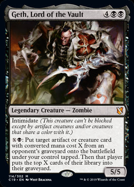 Geth, Lord of the Vault - Commander 2019 - M - 114