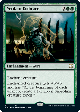 Verdant Embrace - Commander: Adventures in the Forgotten Realms - R - 173