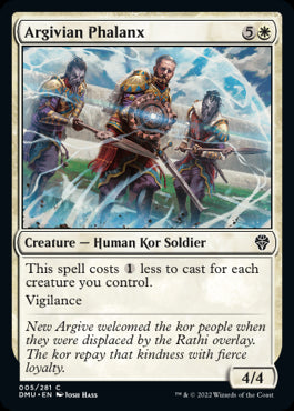 Argivian Phalanx - Dominaria United - C - 5