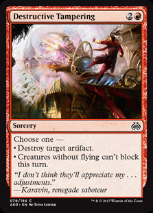 Destructive Tampering - Aether Revolt - C - 78