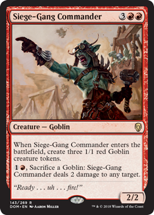 Siege-Gang Commander - Dominaria - R - 143
