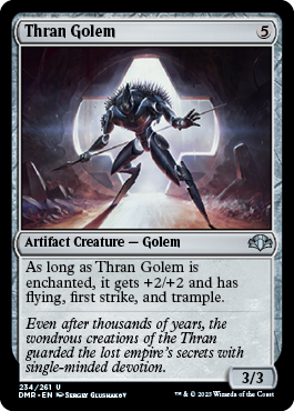 Thran Golem - Dominaria Remastered - U - 234