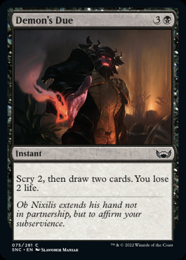 Demon's Due - Streets of New Capenna - C - 75