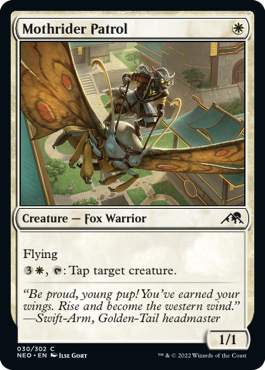 Mothrider Patrol - Kamigawa: Neon Dynasty - C - 30