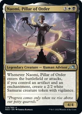 Naomi, Pillar of Order - Kamigawa: Neon Dynasty - U - 229
