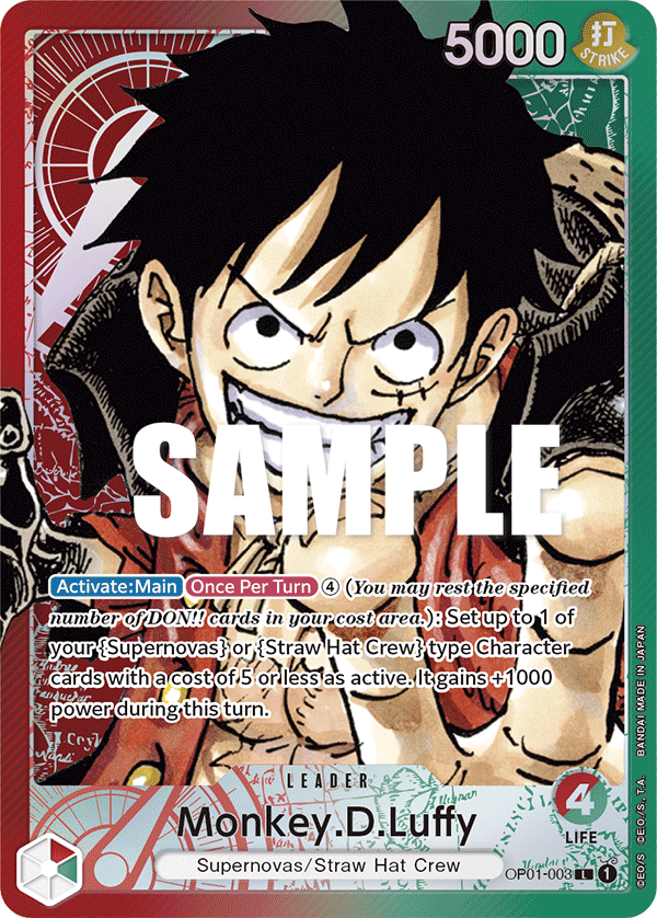 Monkey.D.Luffy (003) (Parallel) - Romance Dawn - L - OP01-003