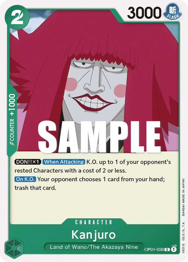 Kanjuro - Romance Dawn - C - OP01-038