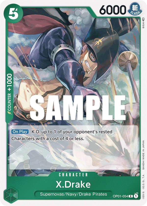 X.Drake (054) - Romance Dawn - R - OP01-054