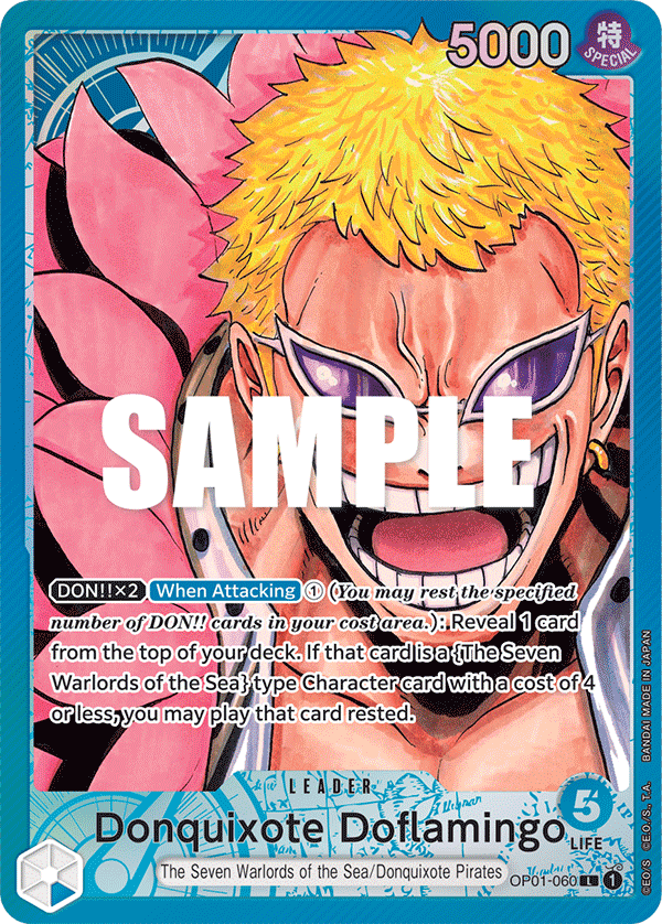 Donquixote Doflamingo (060) (Parallel) - Romance Dawn - L - OP01-060