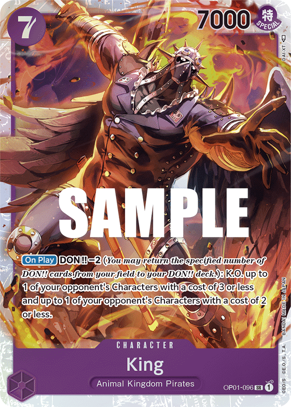 King (096) - Romance Dawn - SR - OP01-096