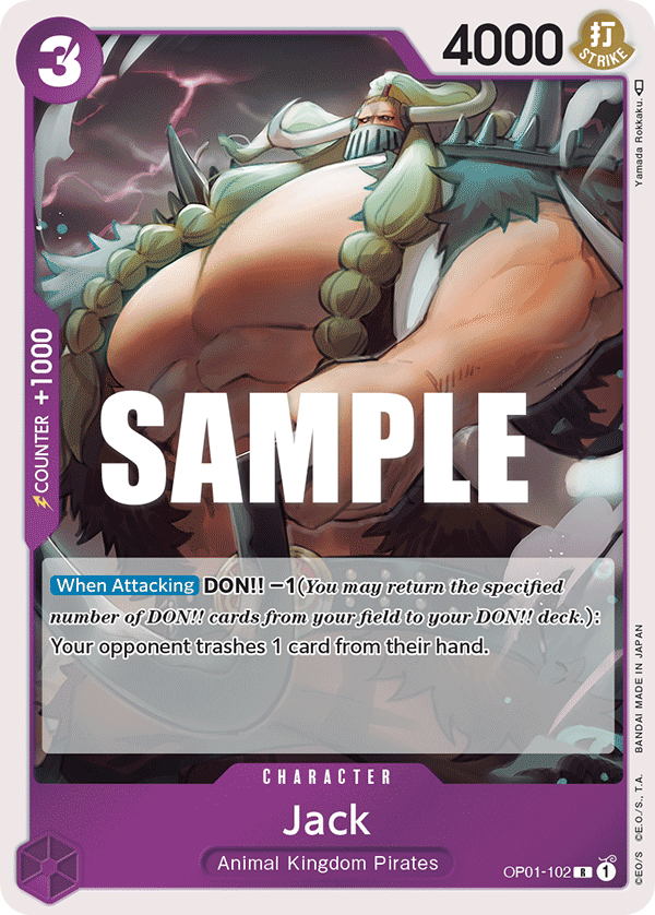 Jack - Romance Dawn - R - OP01-102