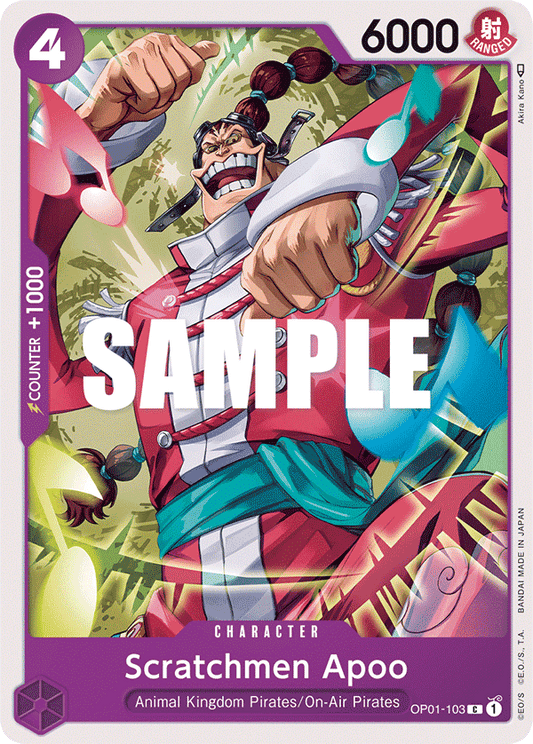 Scratchmen Apoo - Romance Dawn - C - OP01-103