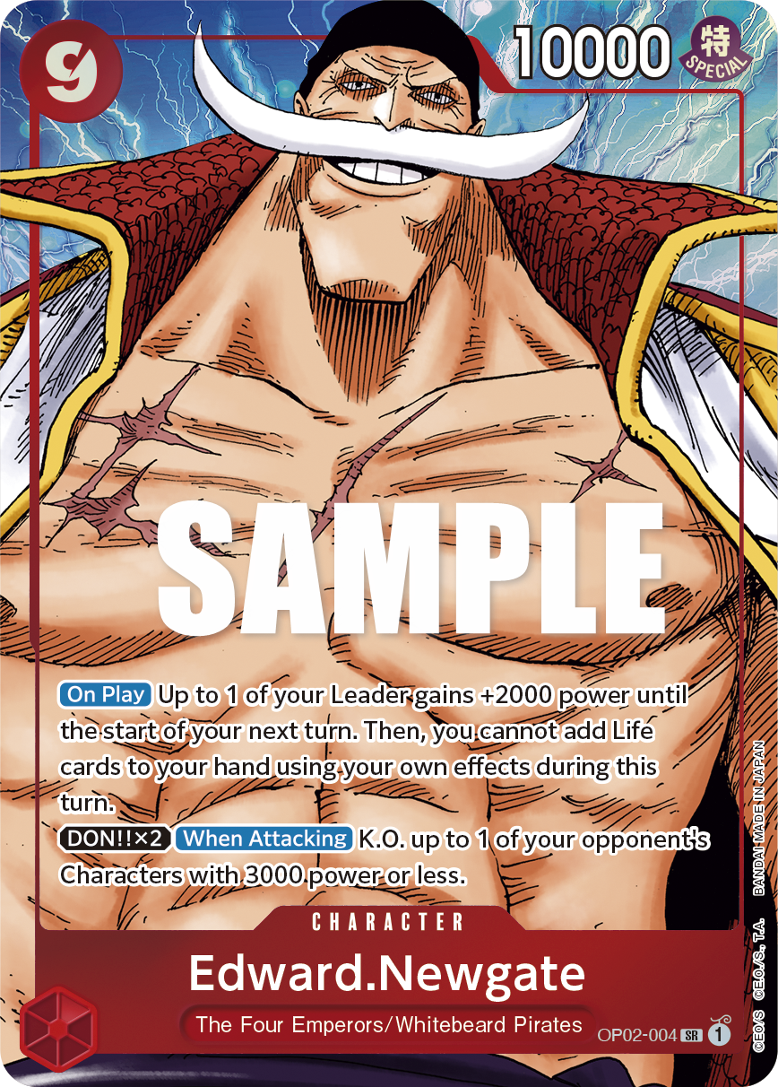 Edward.Newgate (004) (Alternate Art) - Paramount War - SR - OP02-004