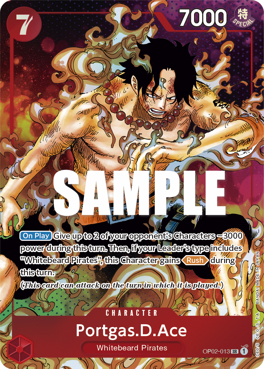Portgas.D.Ace (Parallel) - Paramount War - SR - OP02-013