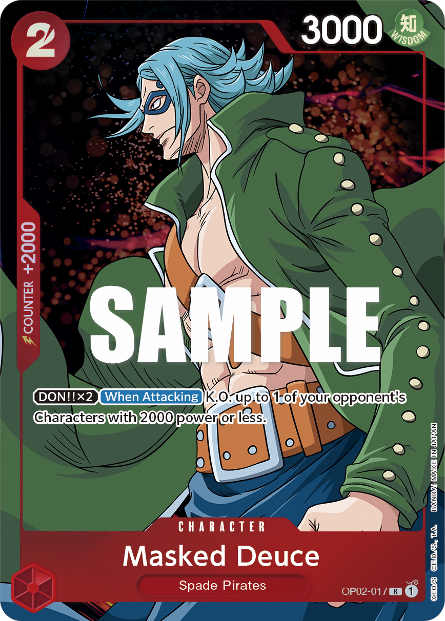 Masked Deuce (Alternate Art) - Paramount War - R - OP02-017