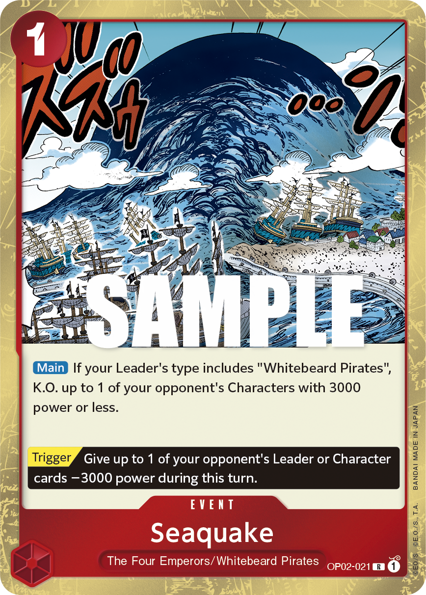 Seaquake - Paramount War - R - OP02-021