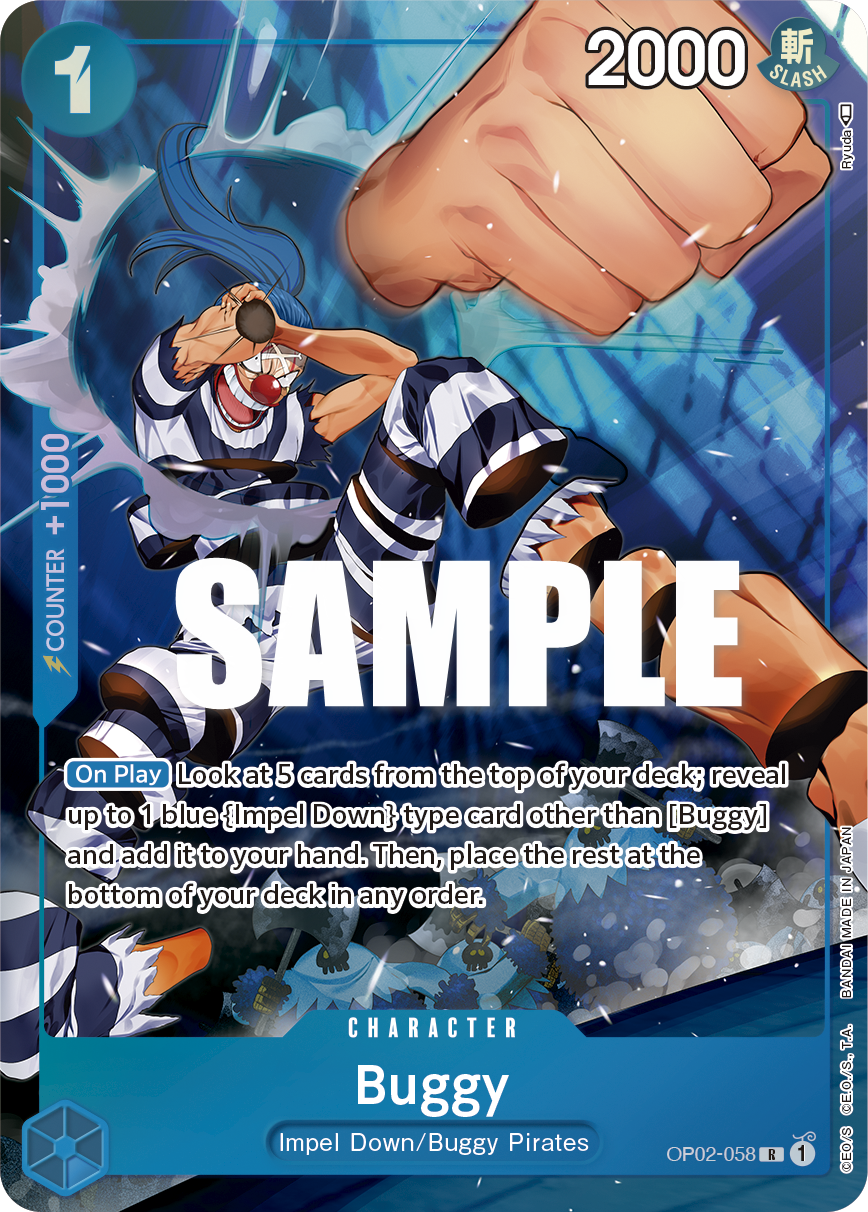 Buggy (Alternate Art) - Paramount War - R - OP02-058