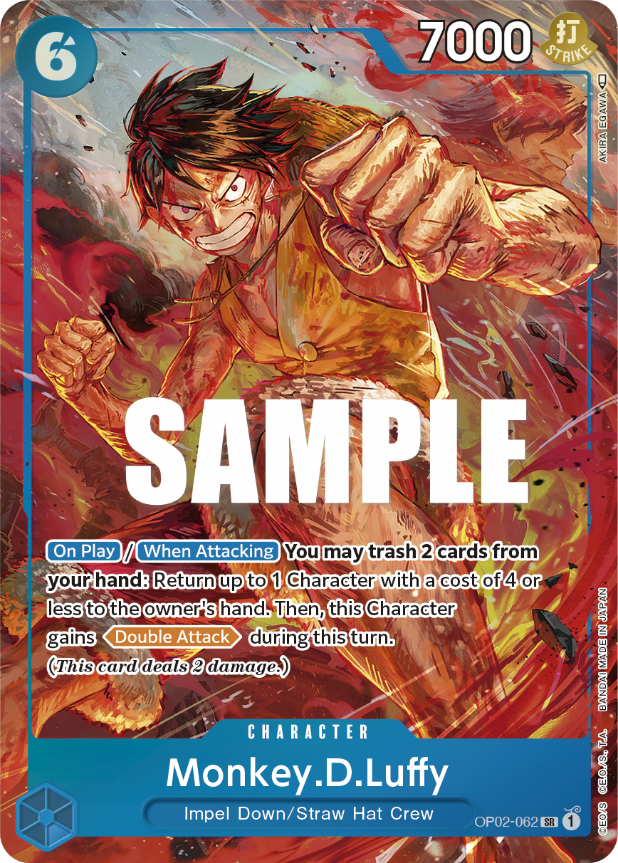 Monkey.D.Luffy (062) (Alternate Art) - Paramount War - SR - OP02-062