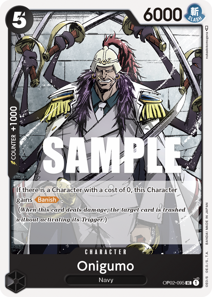 Onigumo - Paramount War - UC - OP02-095