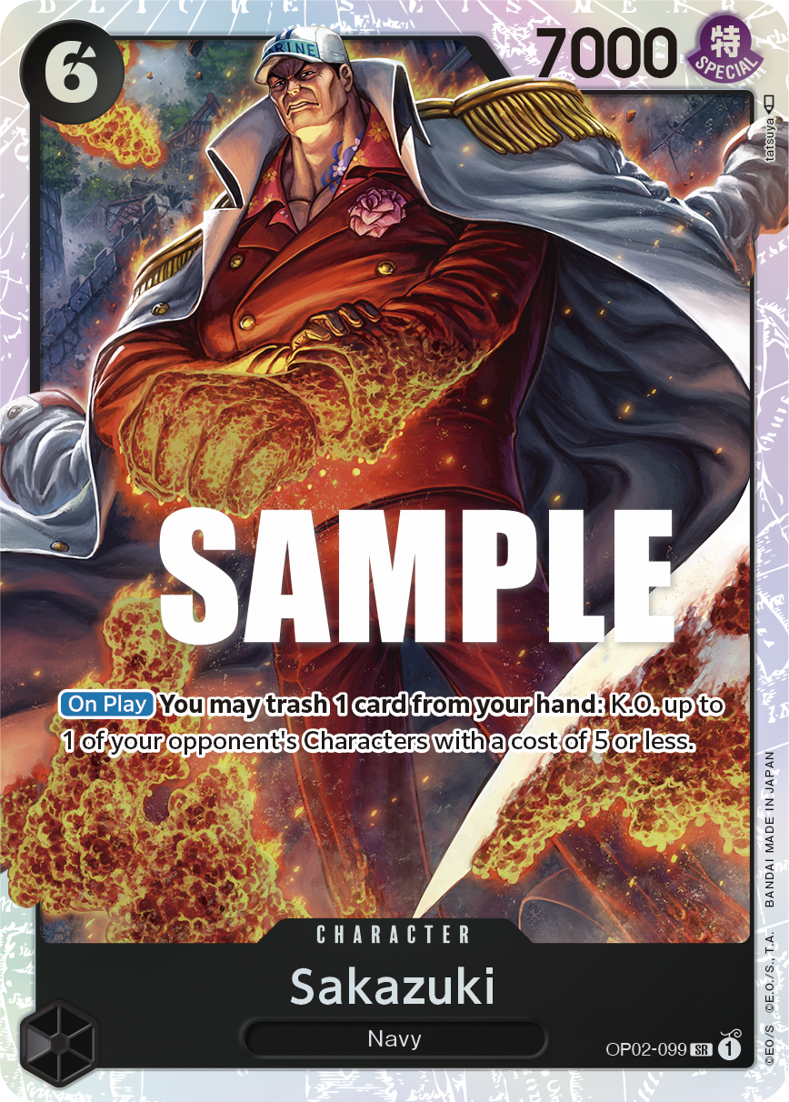 Sakazuki - Paramount War - SR - OP02-099