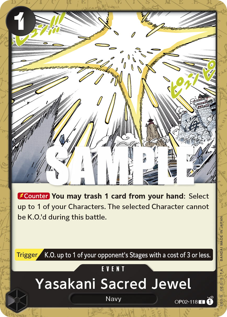 Yasakani Sacred Jewel - Paramount War - C - OP02-118