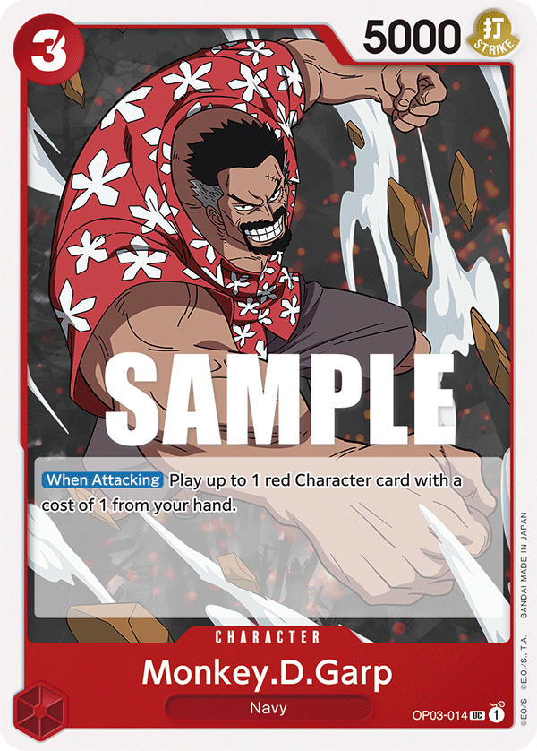 Monkey.D.Garp - Pillars of Strength - UC - OP03-014