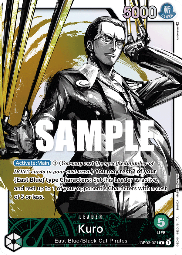 Kuro (Alternate Art) - Pillars of Strength - L - OP03-021