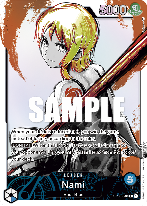 Nami (040) (Alternate Art) - Pillars of Strength - L - OP03-040