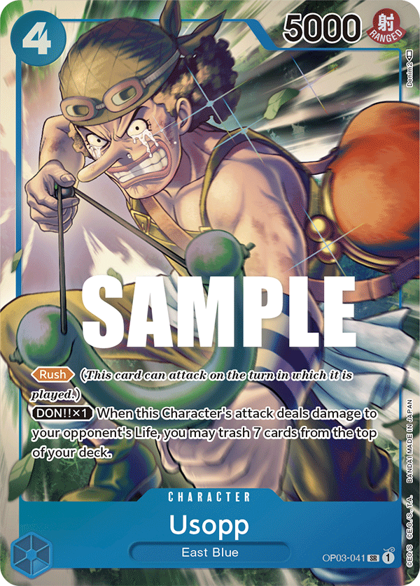 Usopp (Alternate Art) - Pillars of Strength - SR - OP03-041
