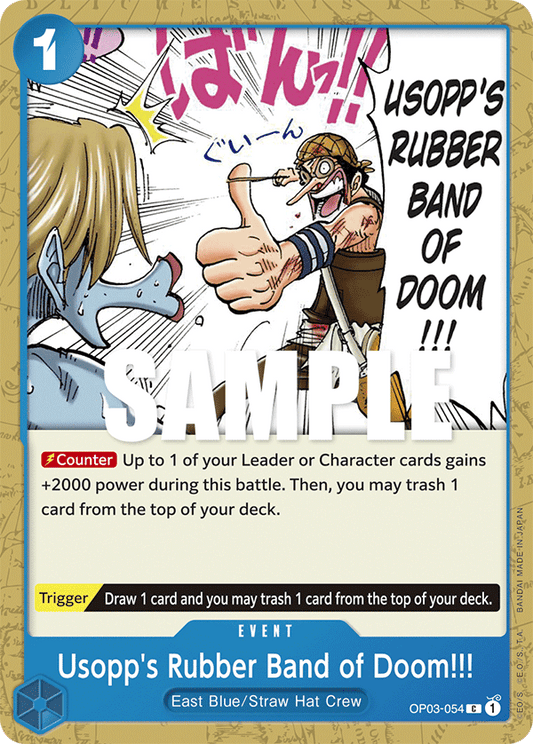 Usopp's Rubber Band of Doom!!! - Pillars of Strength - C - OP03-054