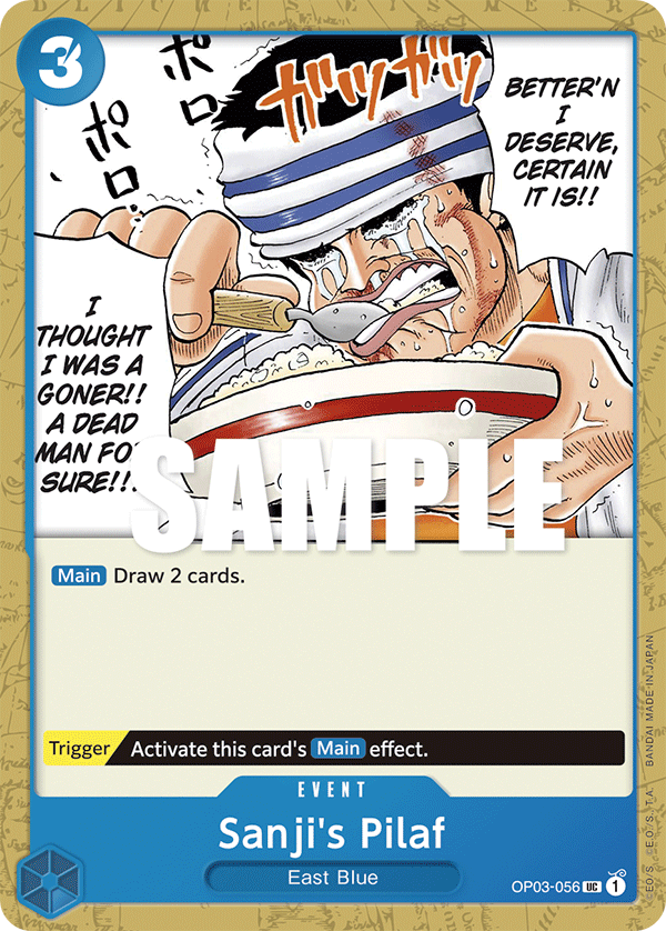 Sanji's Pilaf - Pillars of Strength - UC - OP03-056