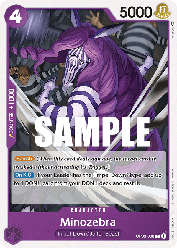 Minozebra - Pillars of Strength - C - OP03-068