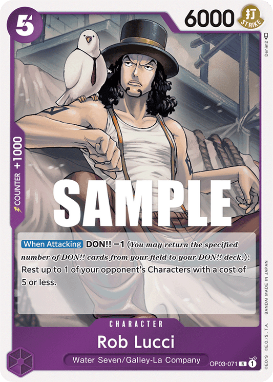 Rob Lucci (071) - Pillars of Strength - R - OP03-071