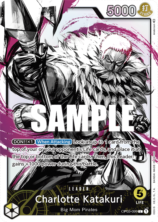 Charlotte Katakuri (099) (Alternate Art) - Pillars of Strength - L - OP03-099