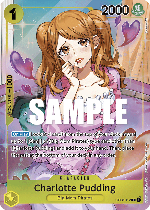 Charlotte Pudding (Alternate Art) - Pillars of Strength - R - OP03-112