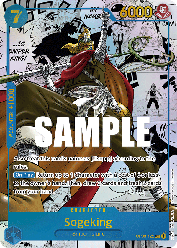 Sogeking (Alternate Art) (Manga) - Pillars of Strength - SEC - OP03-122
