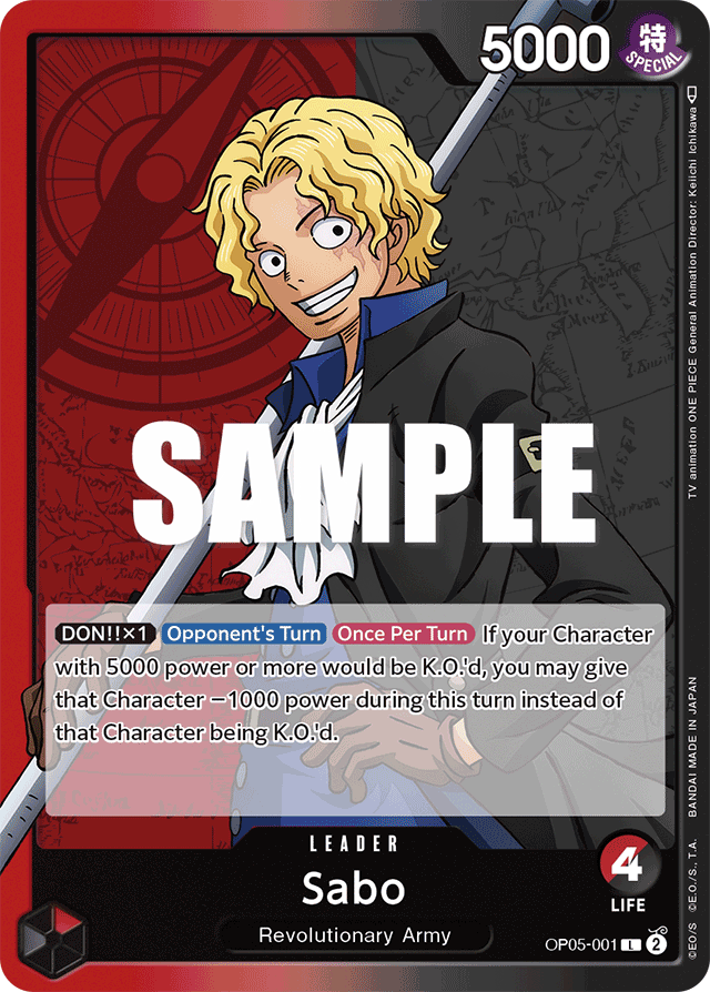 Sabo (001) - Awakening of the New Era - L - OP05-001
