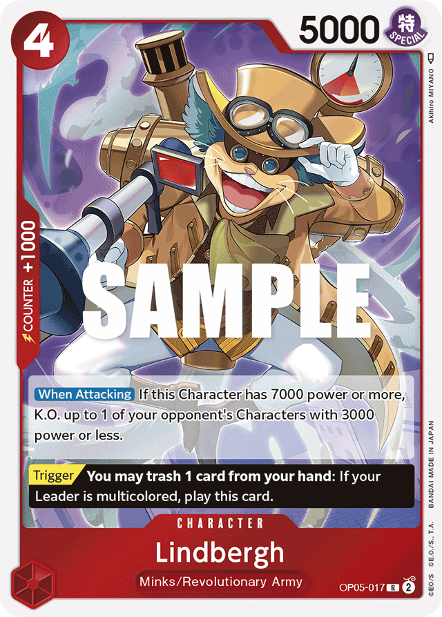 Lindbergh - Awakening of the New Era - R - OP05-017