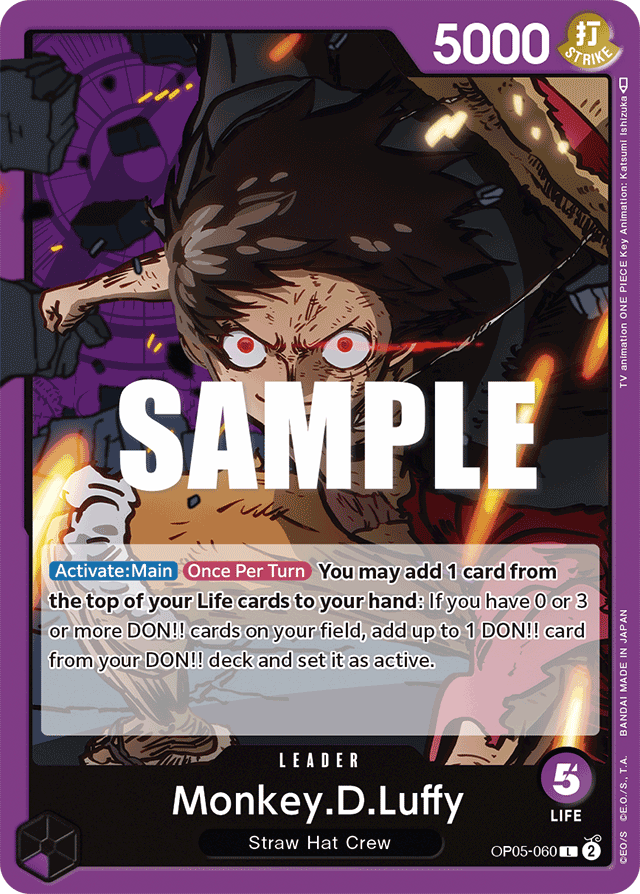 Monkey.D.Luffy (060) - Awakening of the New Era - L - OP05-060