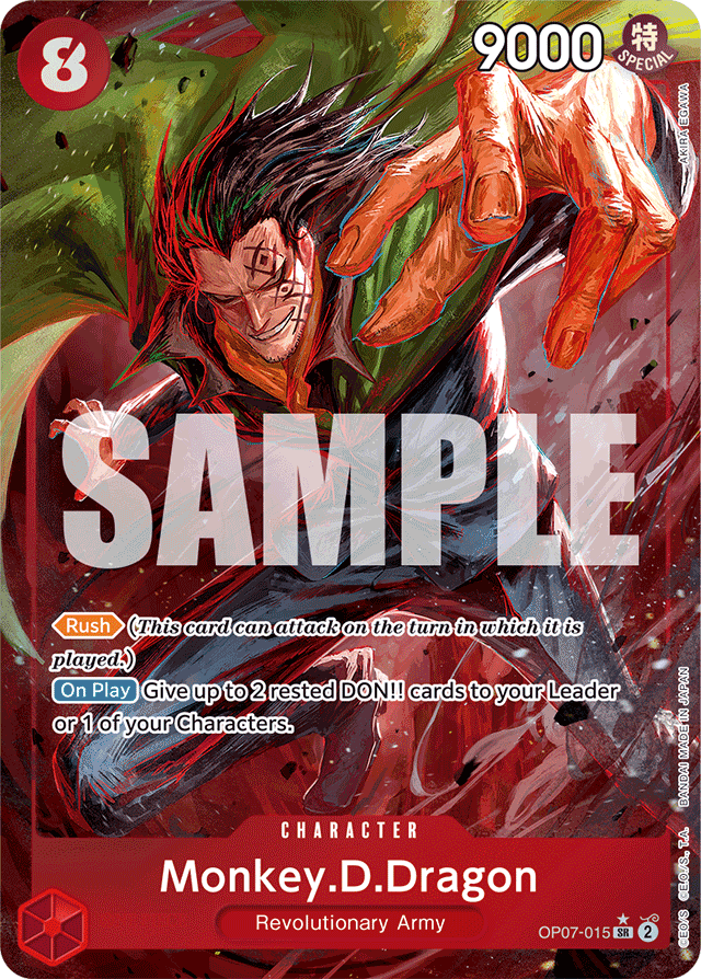 Monkey.D.Dragon (015) (Parallel) - 500 Years in the Future - SR - OP07-015