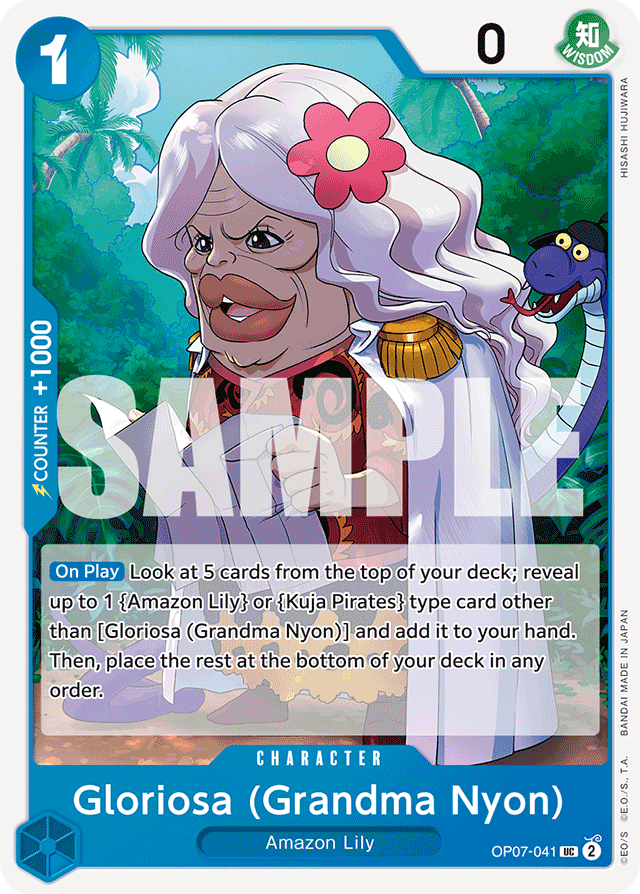 Gloriosa (Grandma Nyon) - 500 Years in the Future - UC - OP07-041
