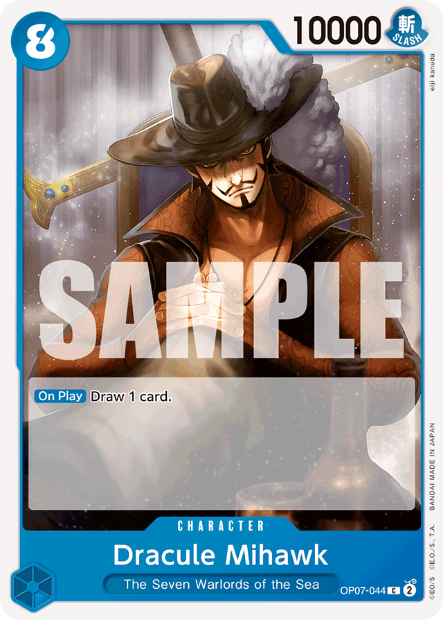 Dracule Mihawk - 500 Years in the Future - C - OP07-044