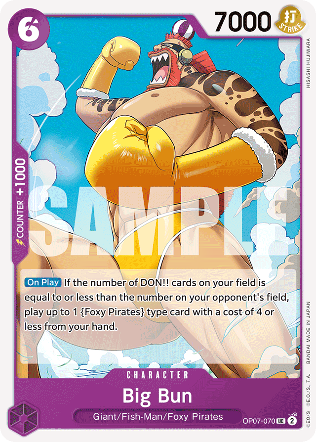 Big Bun - 500 Years in the Future - UC - OP07-070