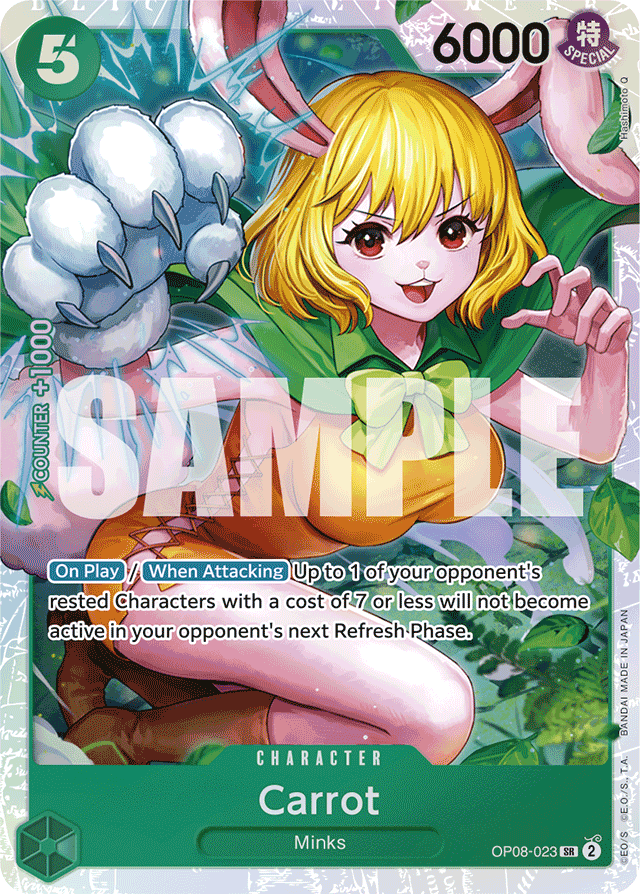 Carrot (023) - Two Legends - SR - OP08-023