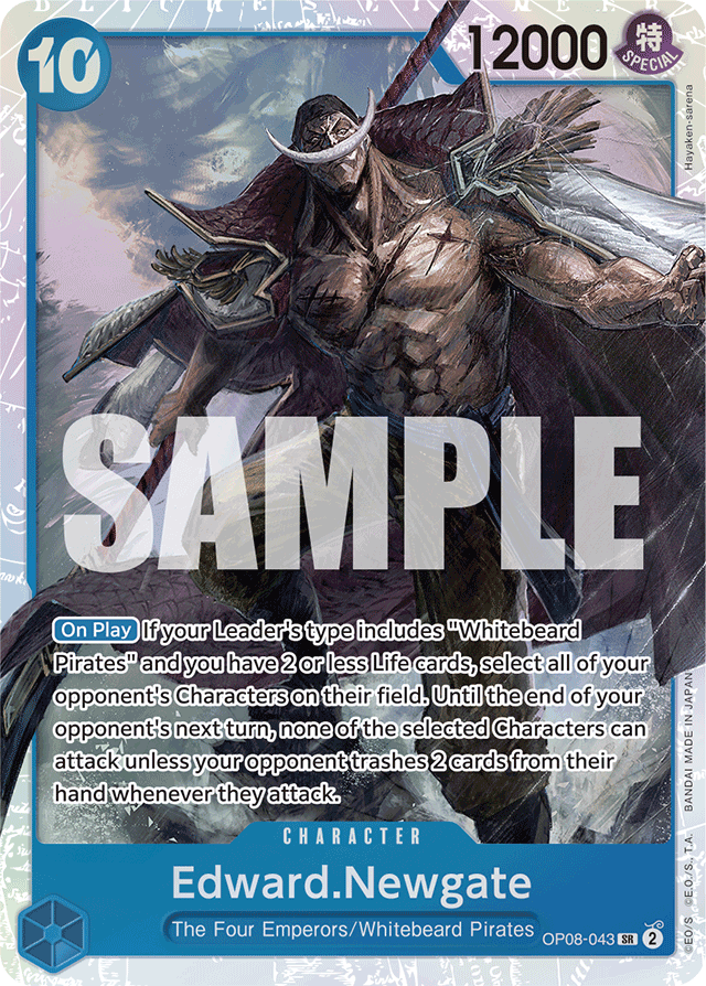 Edward.Newgate - Two Legends - SR - OP08-043