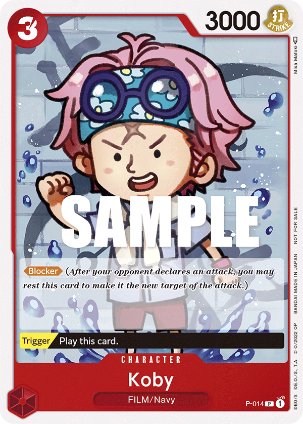 Koby (One Piece Film Red) - One Piece Promotion Cards - PR - P-014
