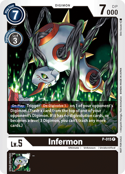 Infermon - P-015 - Digimon Promotion Cards - Promo - P-015 P