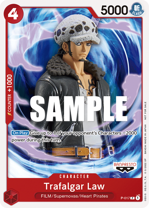Trafalgar Law (One Piece Film Red) - One Piece Promotion Cards - PR - P-017