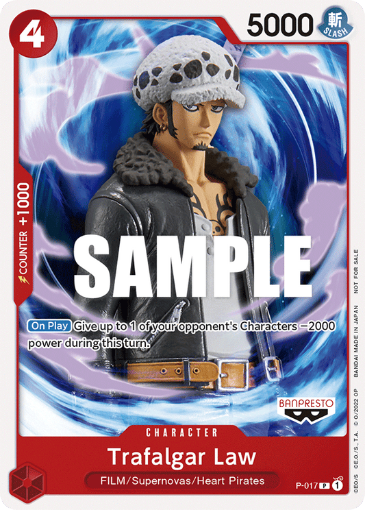 Trafalgar Law (One Piece Film Red) - One Piece Promotion Cards - PR - P-017